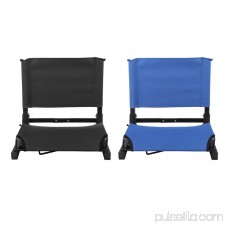 Folding Portable Stadium Bleacher Cushion Chair Durable Padded Seat With Back